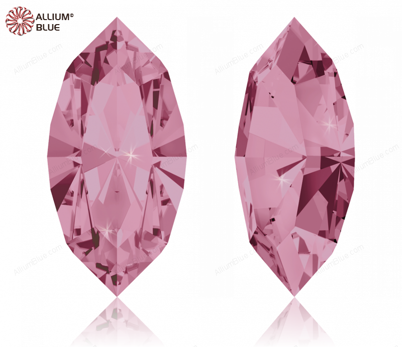 SWAROVSKI 4228 15X7MM LIGHT ROSE F