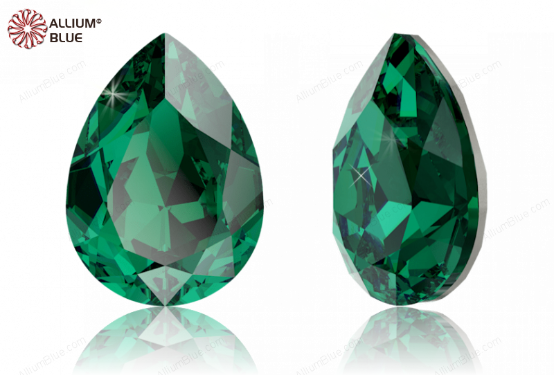 SWAROVSKI 4320 6X4MM EMERALD F