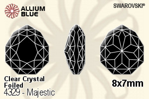 SWAROVSKI 4329 8X7MM CRYSTAL F