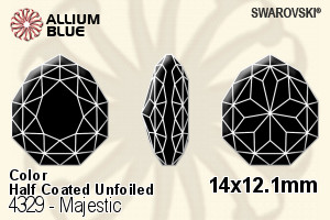 SWAROVSKI 4329 14X12.1MM AQUAMARINE IGNITE