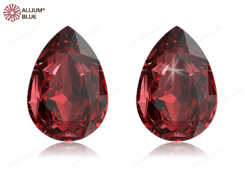 SWAROVSKI 4390 10X7MM SCARLET F