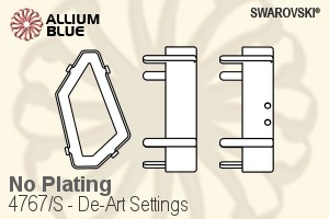 スワロフスキー De-Art 石座,s (4767/S) 18x10mm - メッキなし