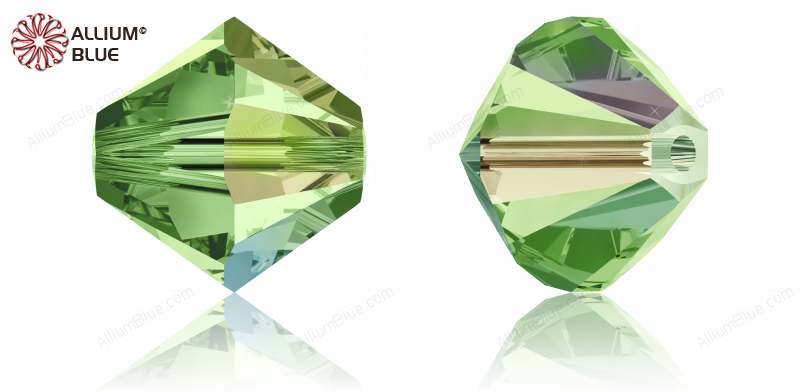 SWAROVSKI 5328 4MM PERIDOT AB