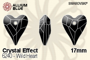 スワロフスキー Wild Heart ペンダント (6240) 17mm - クリスタル エフェクト [SW6240-17-3] • スワロフスキー®  卸販売カタログ, Allium Blue 日本