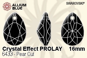 スワロフスキー Pear カット ペンダント (6433) 16mm - クリスタル エフェクト PROLAY