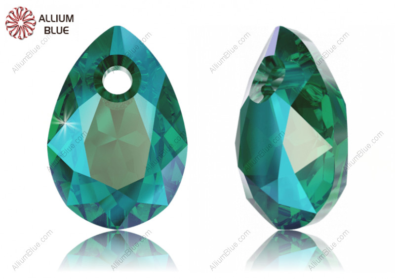 SWAROVSKI 6433 16MM EMERALD SHIMMER