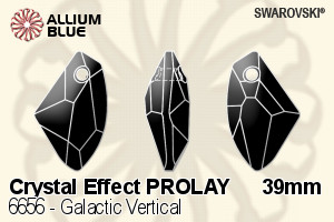 スワロフスキー Galactic Vertical ペンダント (6656) 39mm - クリスタル エフェクト PROLAY