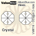 バリューマックス Octagon 2-Hole (VM8116) 32mm - クリスタル