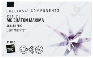 PRECIOSA Chaton MAXIMA ss11.5/pp23 lt.ameth DF factory pack