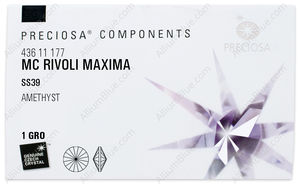 PRECIOSA Rivoli MXM ss39 amethyst DF factory pack